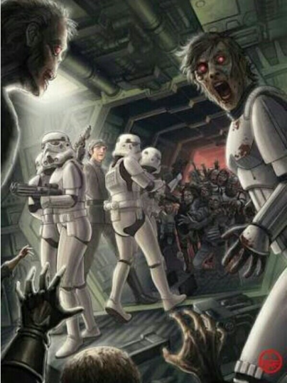 BLACK WING, VIRUS, starwars ,death troops, virus zombie