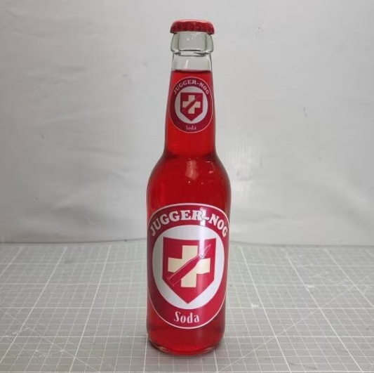 Jugger-nog soda, botella -no bebible- 33cl